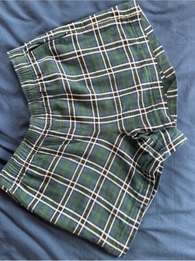 Uniqlo Green Plaid Women’s Shorts